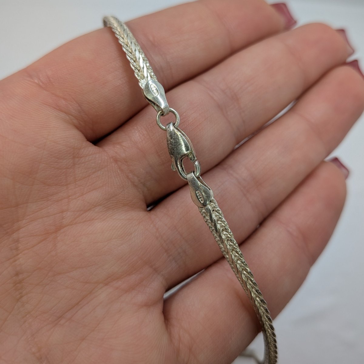 Silver halsband rävsvans - Smyckesbanken