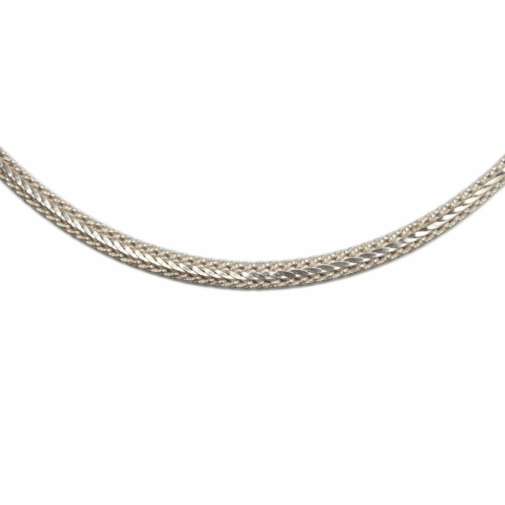Silver halsband rävsvans - Smyckesbanken