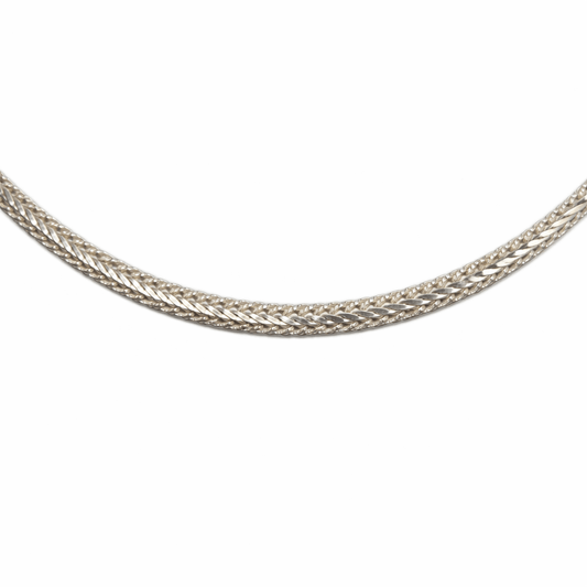 Silver halsband rävsvans - Smyckesbanken