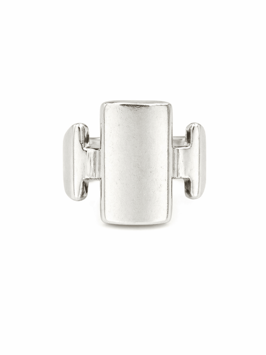 Silver ring rektangulär storlek 15,5mm - Smyckesbanken