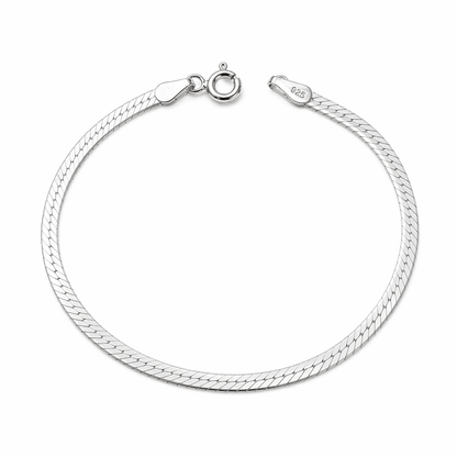 Silverarmband manglad ormlänk - Smyckesbanken