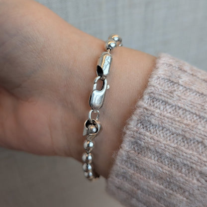 Silverarmband med kulor - Smyckesbanken