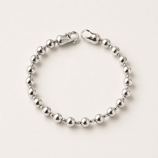 Silverarmband med kulor - Smyckesbanken