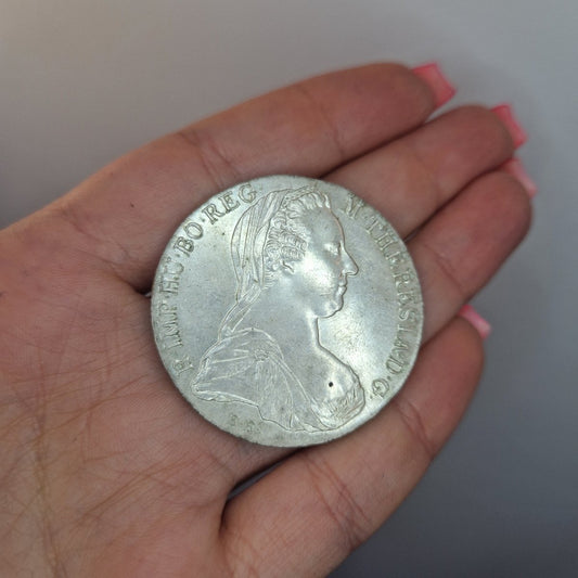 Silvermynt Maria Theresia. Österike - Ungern - Smyckesbanken