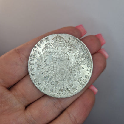Silvermynt Maria Theresia. Österike - Ungern År1780 - Smyckesbanken
