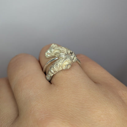 Silverring med vädur - Smyckesbanken