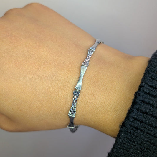 Stelt silver armband - Smyckesbanken