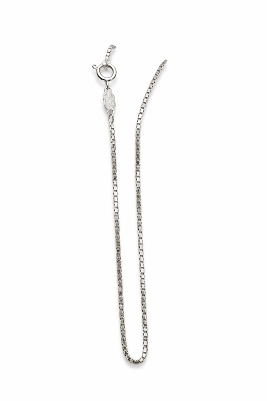Venezia halsband 39cm 18k vitguld - Smyckesbanken