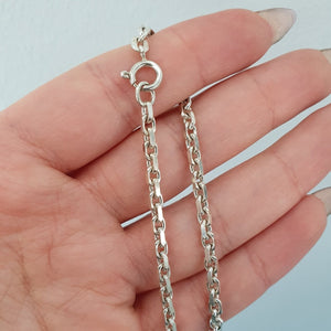 Ankar halsband i äkta silver - Smyckesbanken