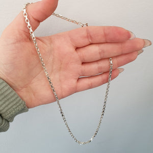 Ankar halsband i äkta silver - Smyckesbanken