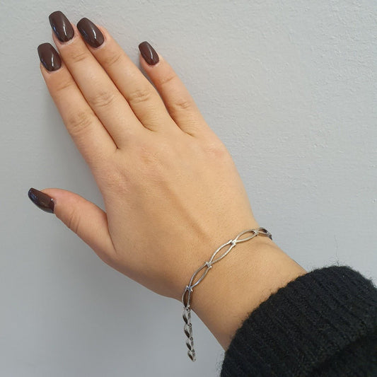 Begagnat silver armband ledad - Smyckesbanken
