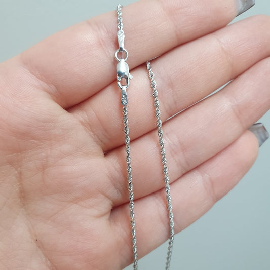 Cordell  halsband i vitguld 