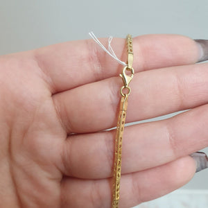 Design smycke Stelt två färgat guld halsband - Smyckesbanken