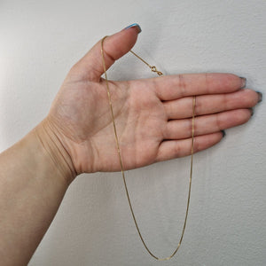 Halsband Venezia 14k guld - 46 cm - Smyckesbanken