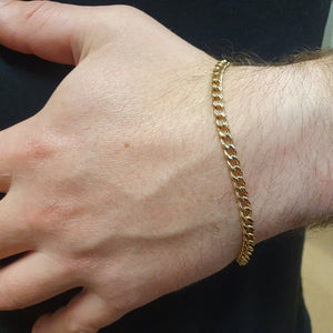 Pansar armband i äkta guld - Smyckesbanken