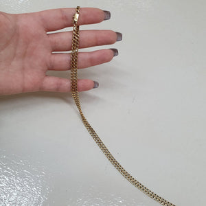 Pansar halsband med kistlås 18k guld- Smyckesbanken