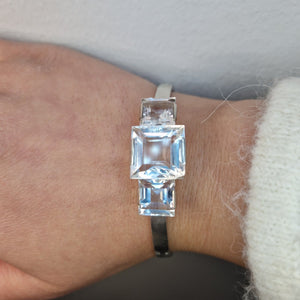 Stigbert armband silver och bergkristall - Smyckesbanken
